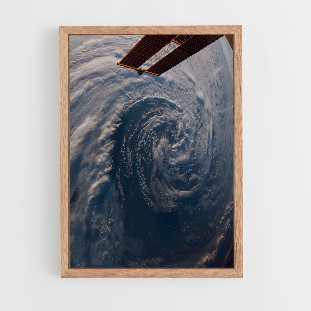 Poster Vue Époustouflante de la Terre depuis l'Espace – affiche Système solaire (vue 4)